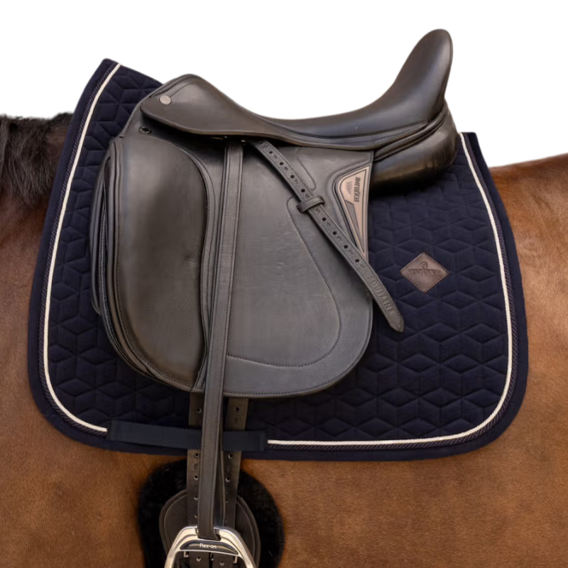 Kentucky Horsewear - Dressuurtapijt Velvet donker navy 