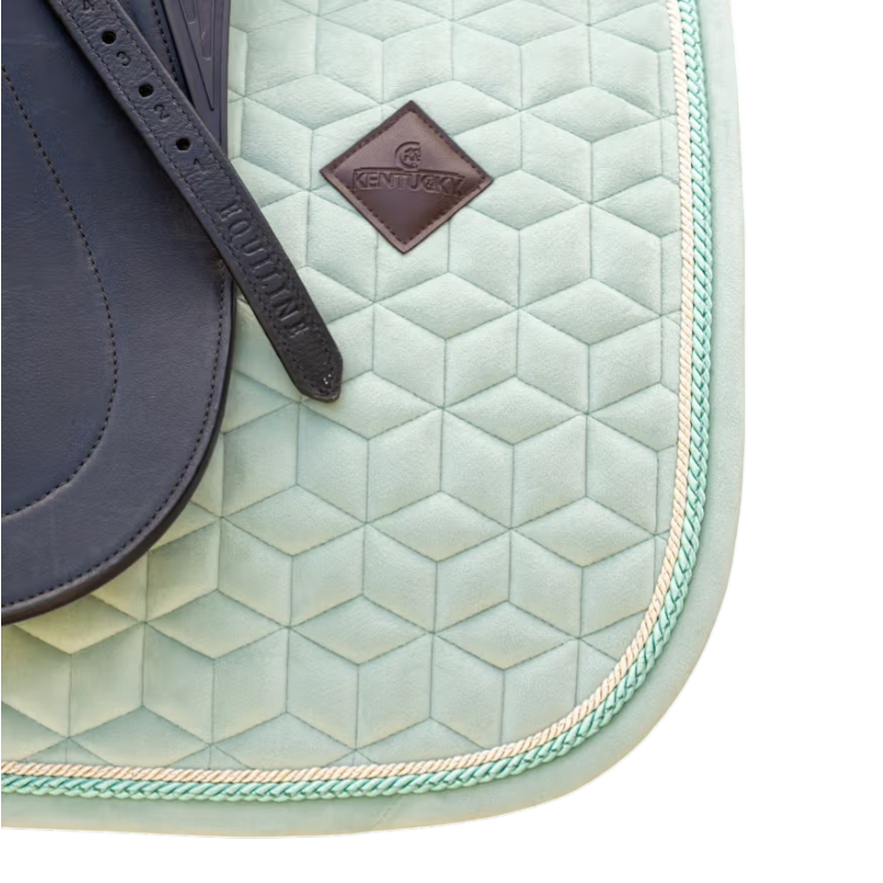 Kentucky Horsewear - Velours mint dressuurmat 