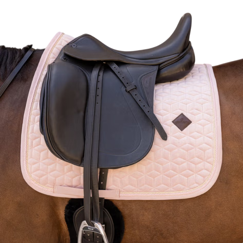 Kentucky Horsewear - Tapis de dressage Velvet soft rose