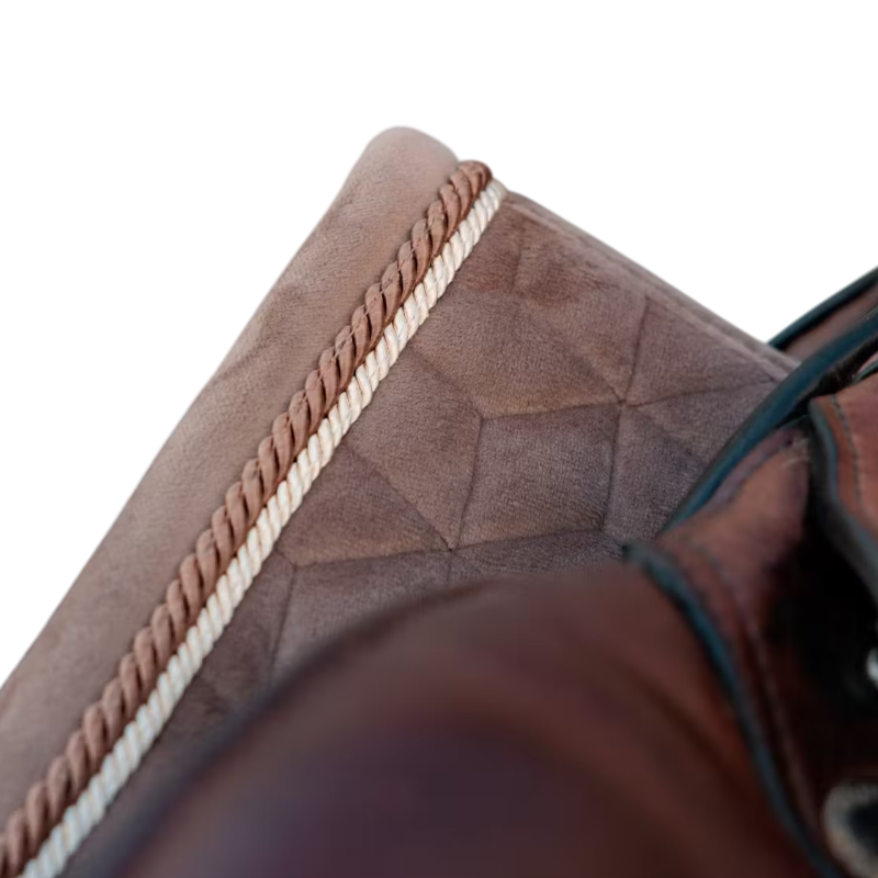 Kentucky Horsewear - Velours-Sattelbezug beige 