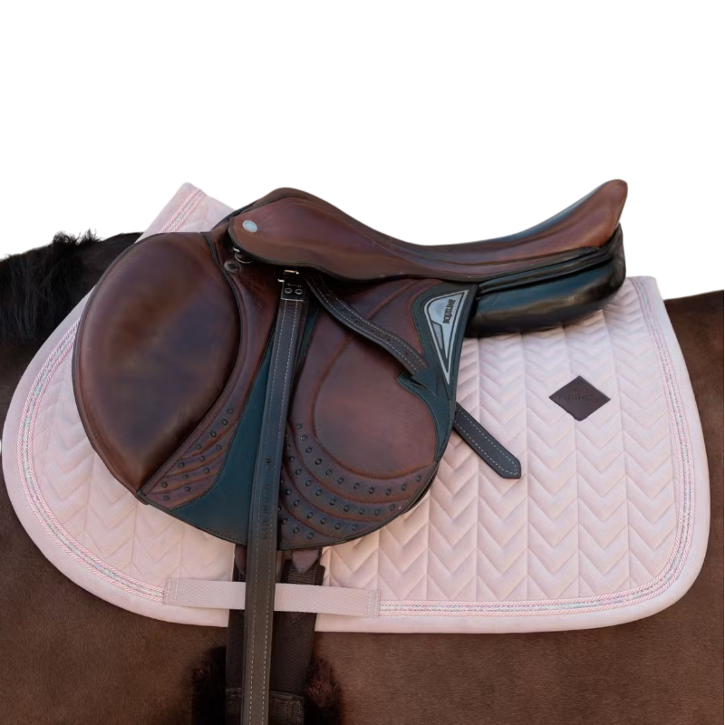 Kentucky Horsewear - Zadeldoek Velvet mini parels oudroze 