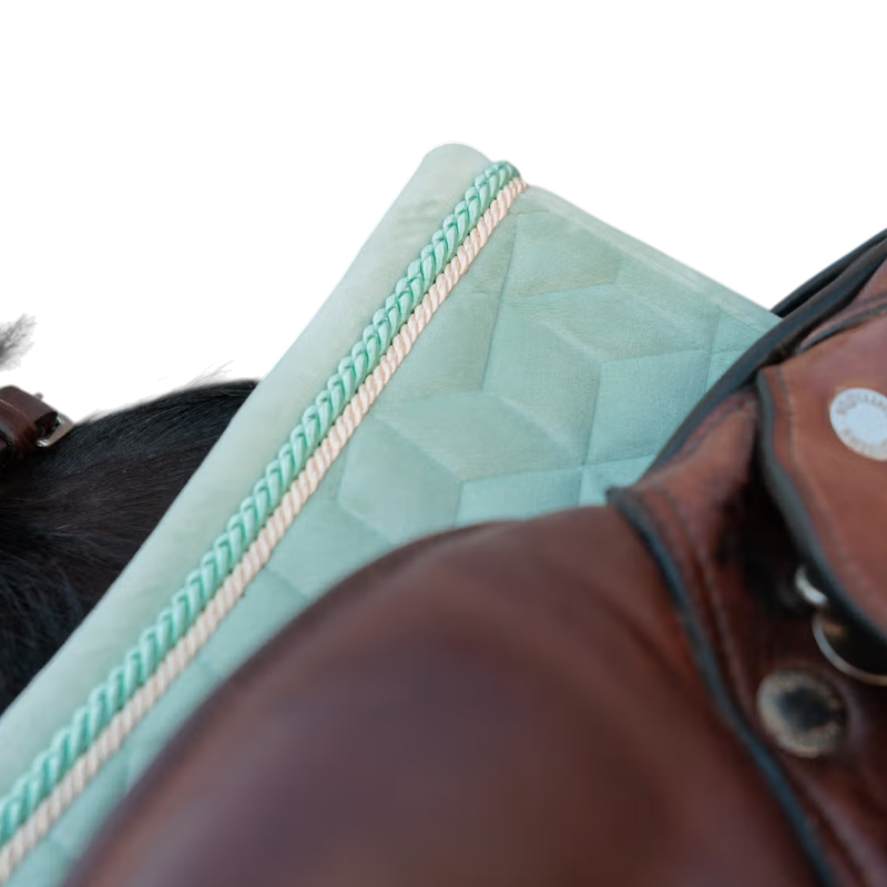 Kentucky Horsewear - Zadelkussen Velvet mint 