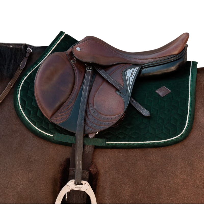 Kentucky Horsewear - Tapis de selle Velvet pine green