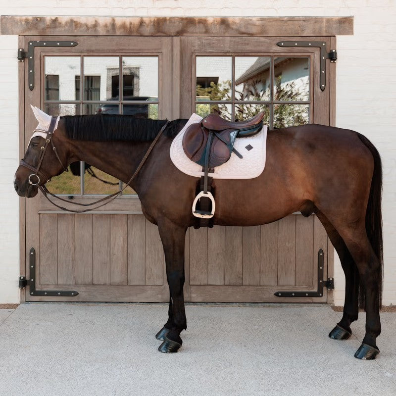 Kentucky Horsewear - Tapis de selle Velvet soft rose