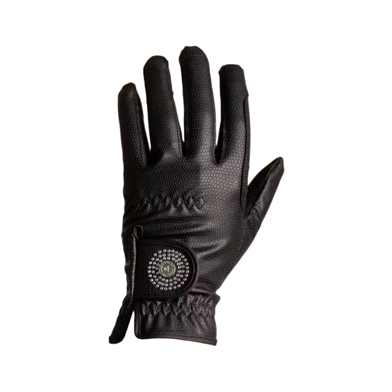 Kentucky Horsewear - Reit Handschuhe Grip Glitter schwarz 