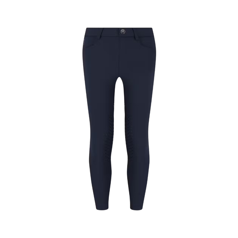 Kentucky Horsewear - Mexico Kids Boys Riding Leggings with Knee Grip in Navy 