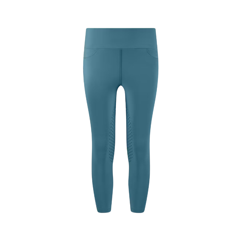 Kentucky Horsewear - Miami Kids girls' riding leggings with knee grip emerald 