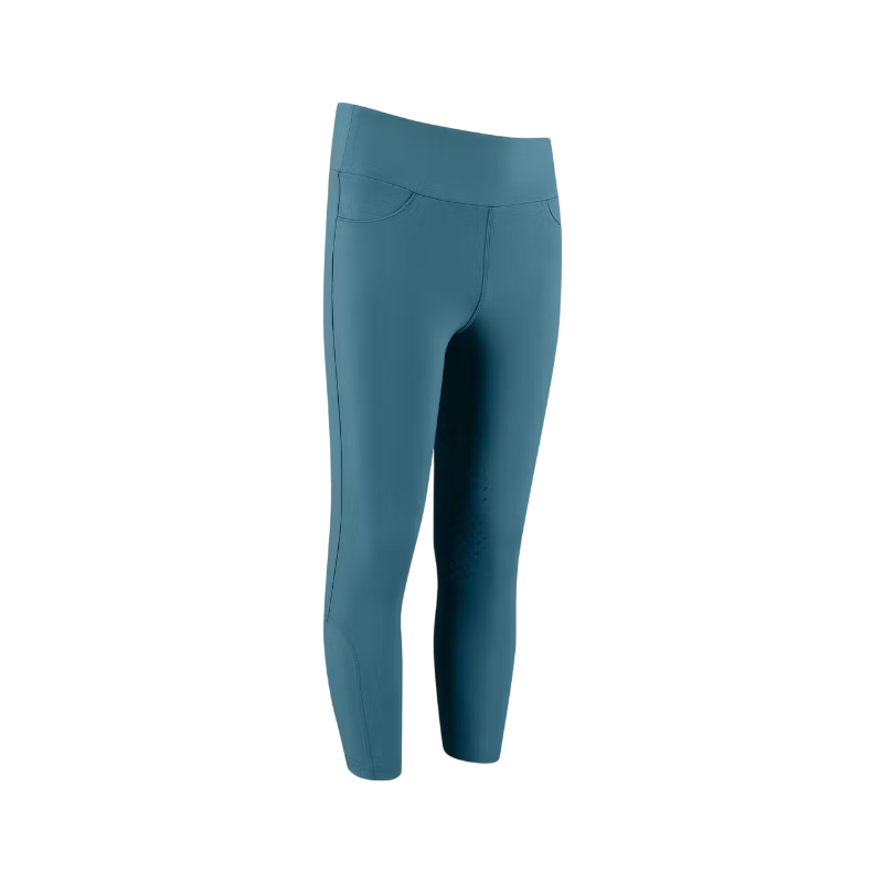 Kentucky Horsewear - Miami Kids girls' riding leggings with knee grip emerald 