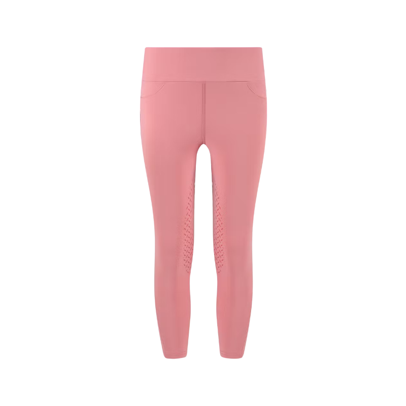 Kentucky Horsewear - Miami Kids girls' riding leggings with knee grip in old rose 