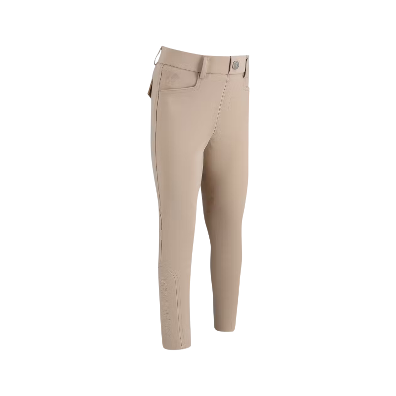 Kentucky Horsewear - Sammy Kids full Grip riding leggings for boys beige 