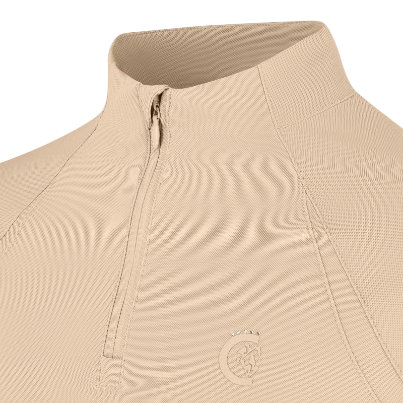 Kentucky Horsewear - T-shirt d'entraînement Madrid Kids fille manches longues beige