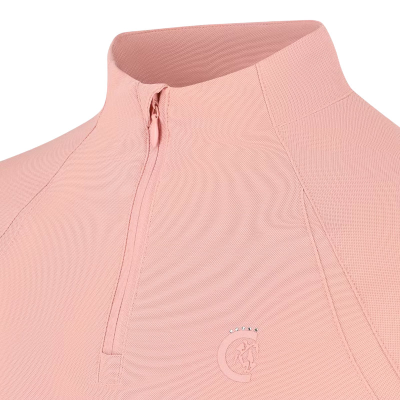 Kentucky Horsewear - Trainings-T-Shirt Madrid Mädchen langärmlig altrosa 