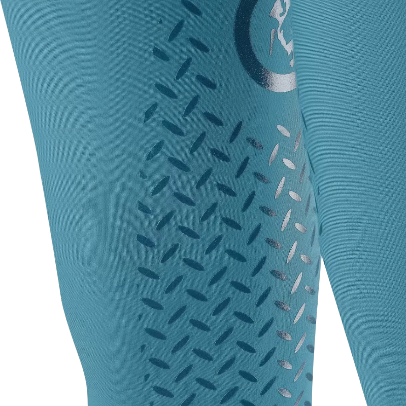 Kentucky Horsewear - Paardrijbroek Miami City voor meisjes met grip op de knie in smaragdgroen 