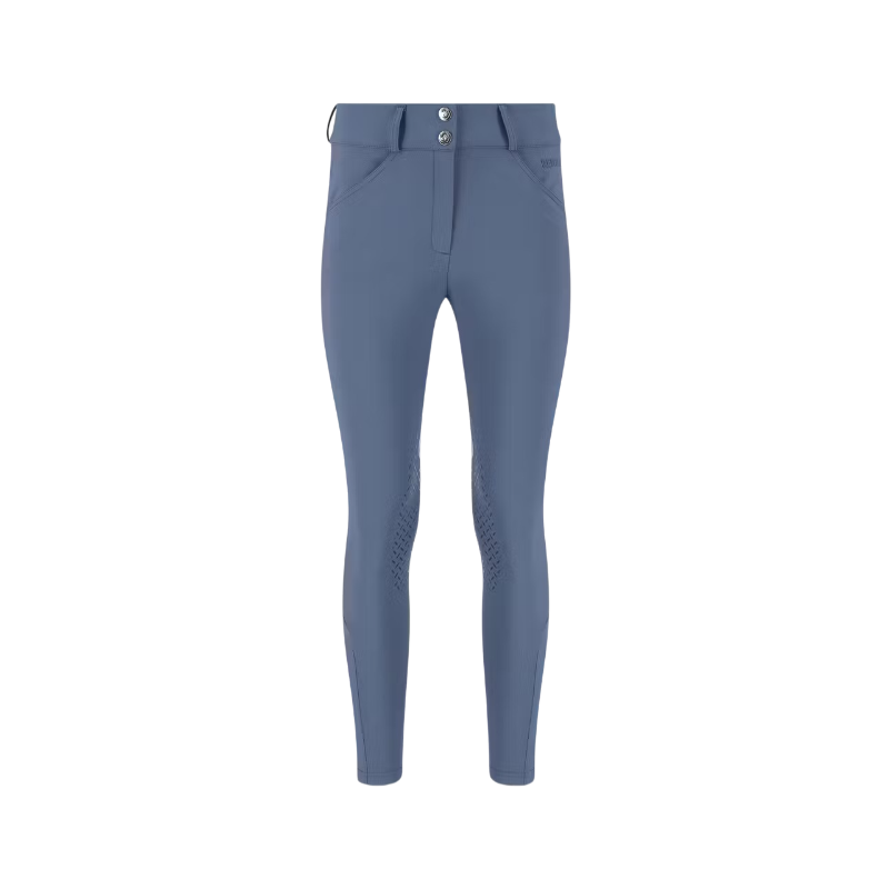 Kentucky Horsewear - Miami dames rijbroek met grip op de knieën oceaanblauw 