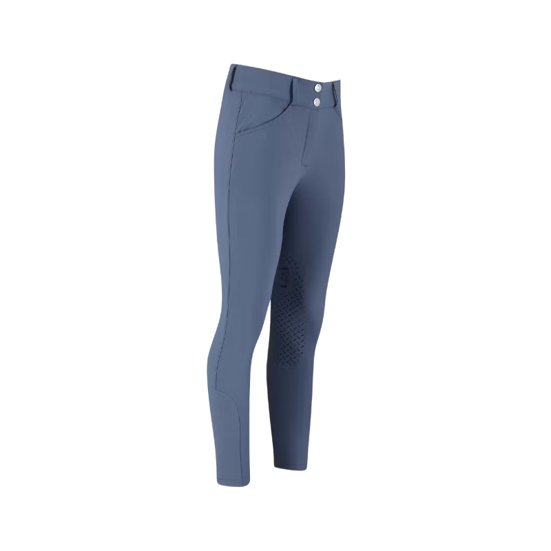 Kentucky Horsewear - Miami dames rijbroek met grip op de knieën oceaanblauw 