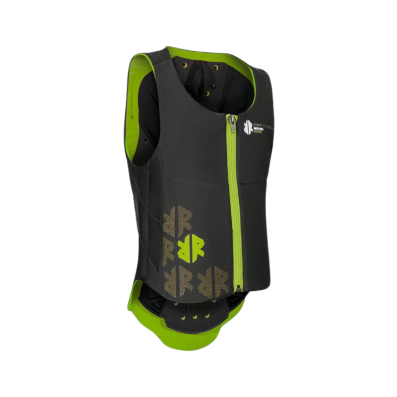 Komperdell - Junior back protector black/green 