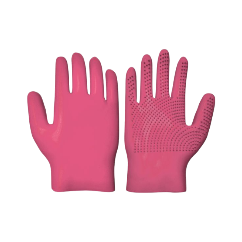 Kris - Pink grooming glove