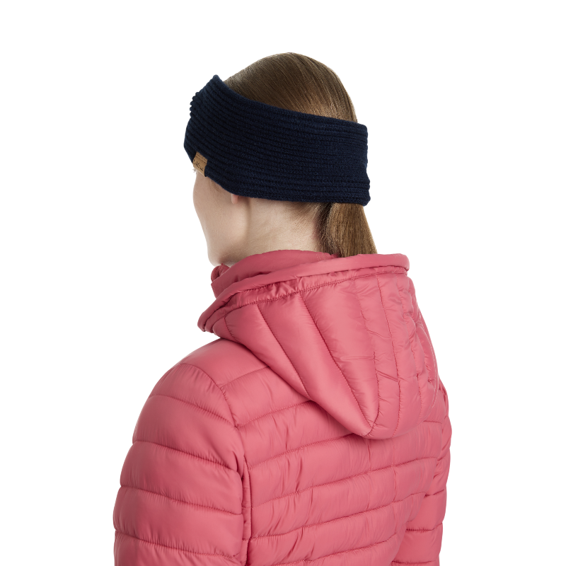 Lemieux - Bandeau femme côtelé croisé Clara marine | - Ohlala
