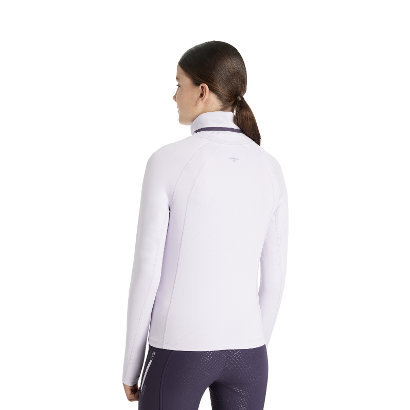 Lemieux - Baselayer girl with high collar Young Rider Savannah lilac 
