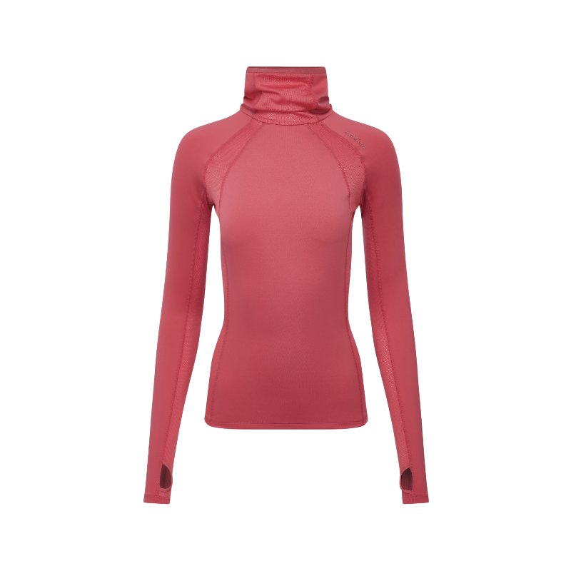 Lemieux - Baselayer lange mouwen col montant vrouw Sara cranberry 