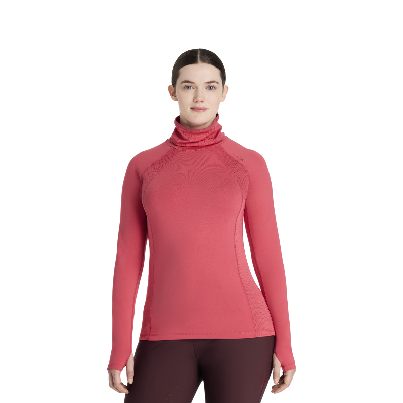 Lemieux - Baselayer lange mouwen col montant vrouw Sara cranberry 