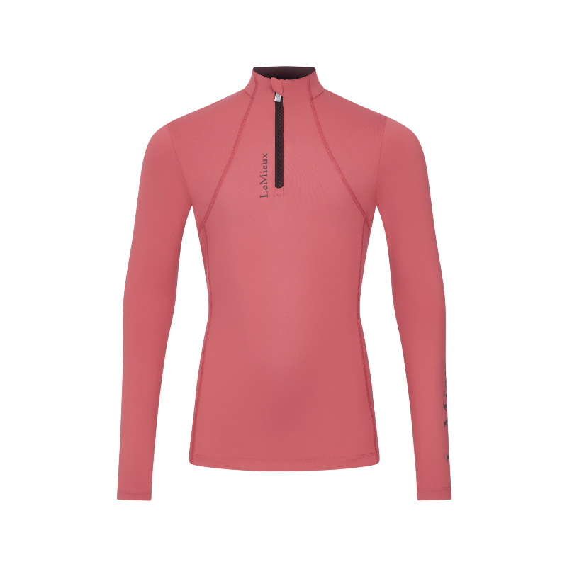 Lemieux - Baselayer lange mouwen kind Klassiek Young Rider cranberry 