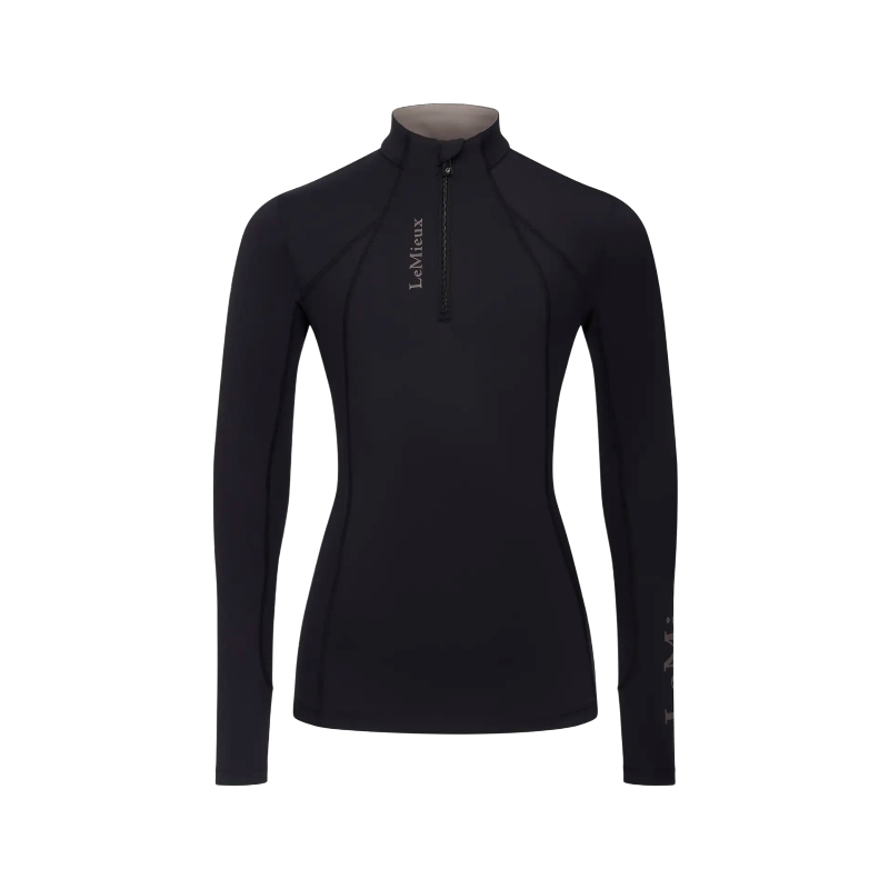 Lemieux - Baselayer Langarm Kinder Junior Young Rider Klassisch Schwarz 