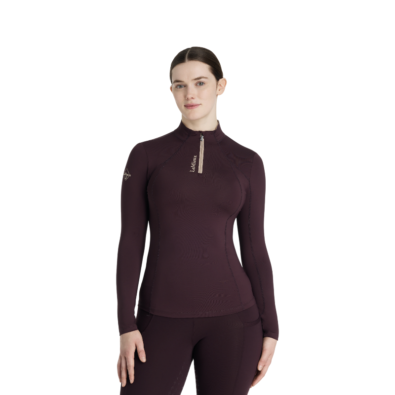 Lemieux - Baselayer lange mouwen dames Klassiek damson 