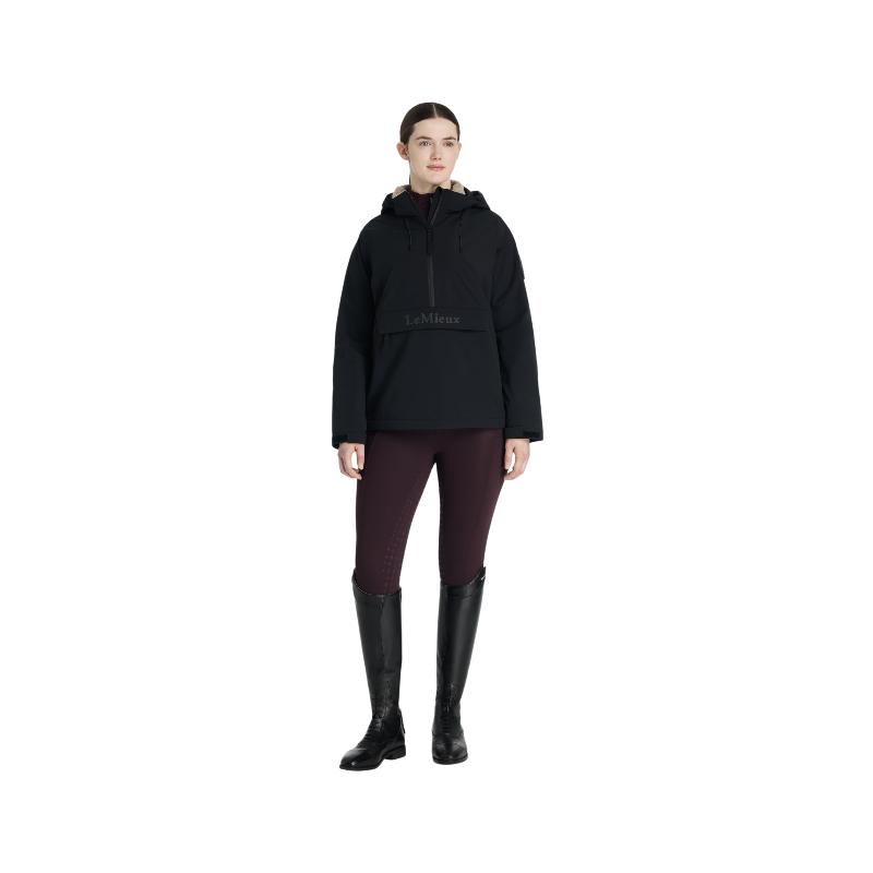 Lemieux - Women's half-zip waterproof jacket Phoebe black 