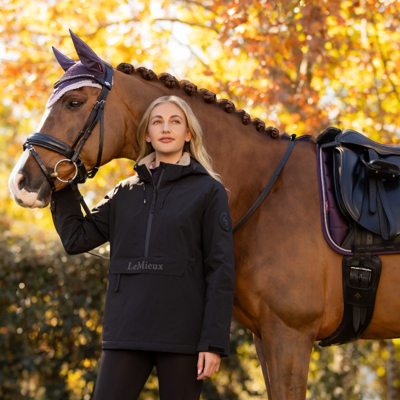 Lemieux - Women's half-zip waterproof jacket Phoebe black 