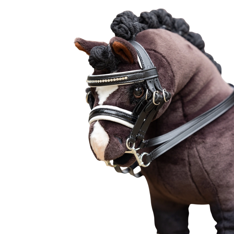 Lemieux - Bridle for black Toy Pony 