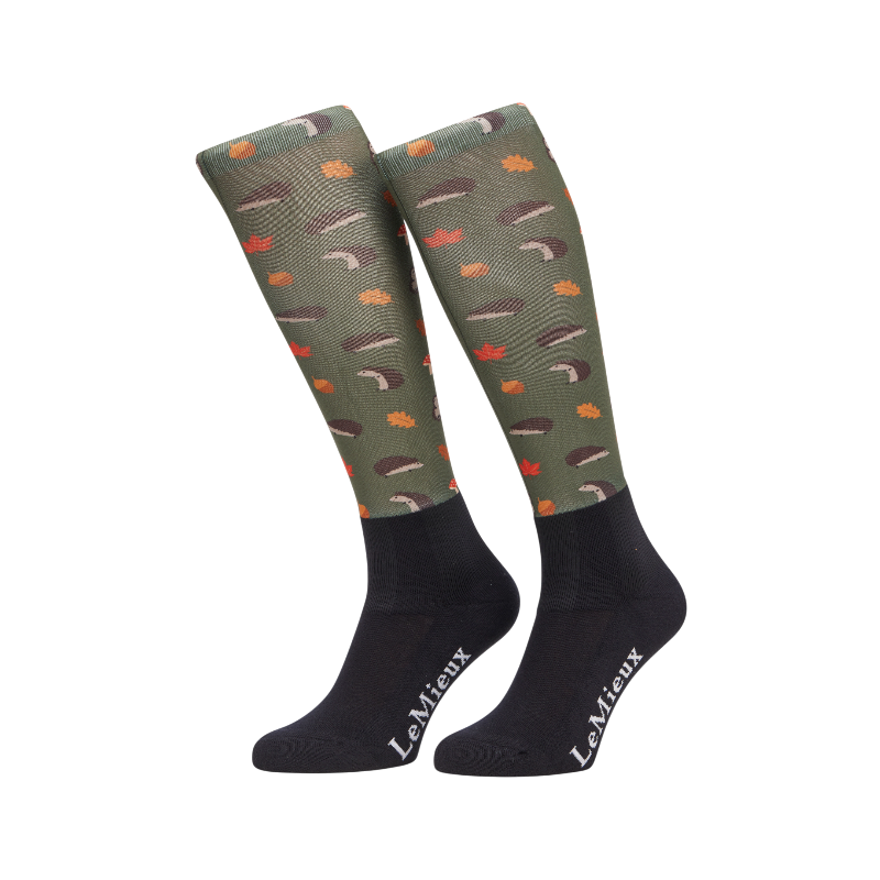 Lemieux - Chaussettes d'équitation Footsie hérissons