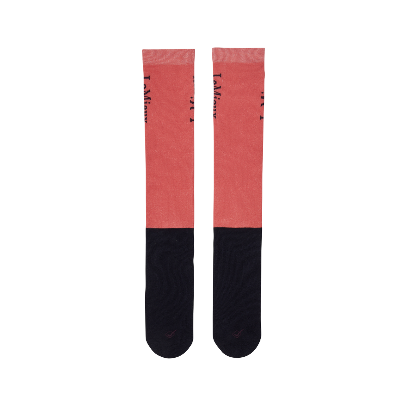 Lemieux - Chaussettes d'équitation cranberry (x2)