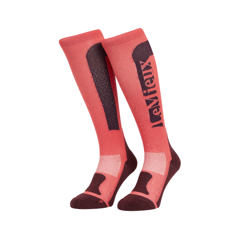 Lemieux - Chaussettes d'équitation en silicone cranberry