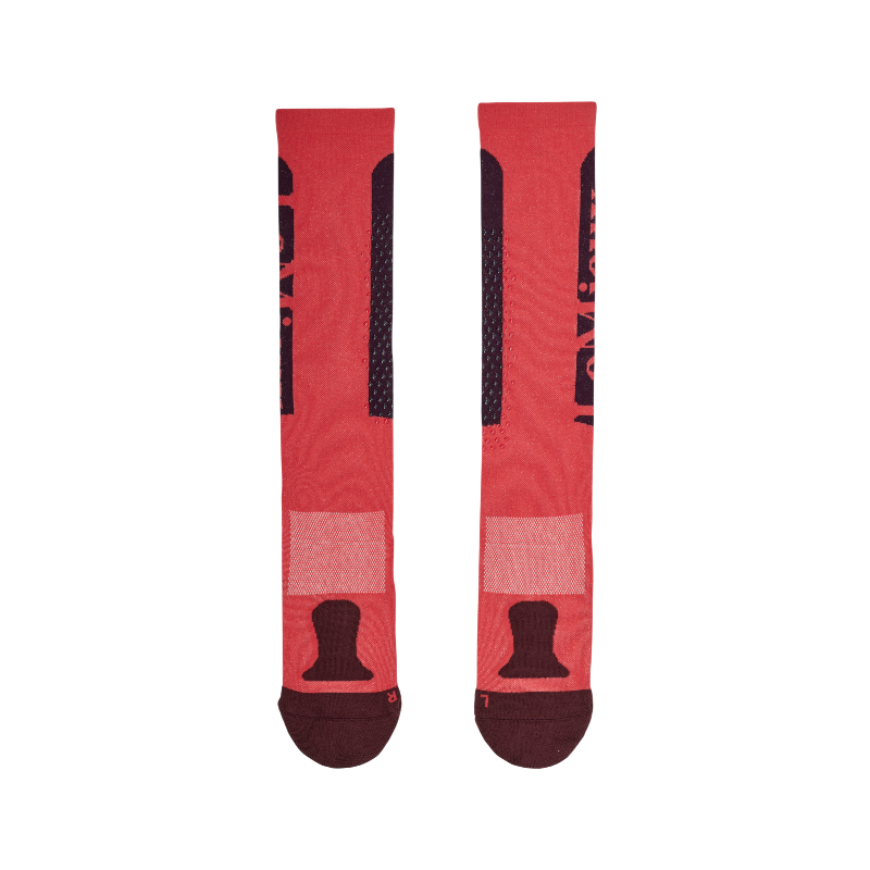 Lemieux - Chaussettes d'équitation en silicone cranberry