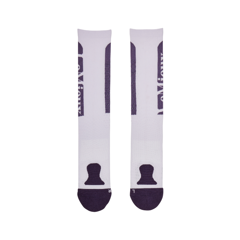 Lemieux - Chaussettes d'équitation en silicone lilac