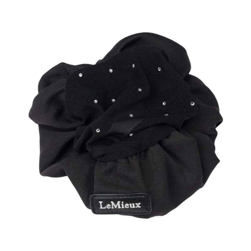 Lemieux - Chouchou Hair Net avec crystal noir/ noir