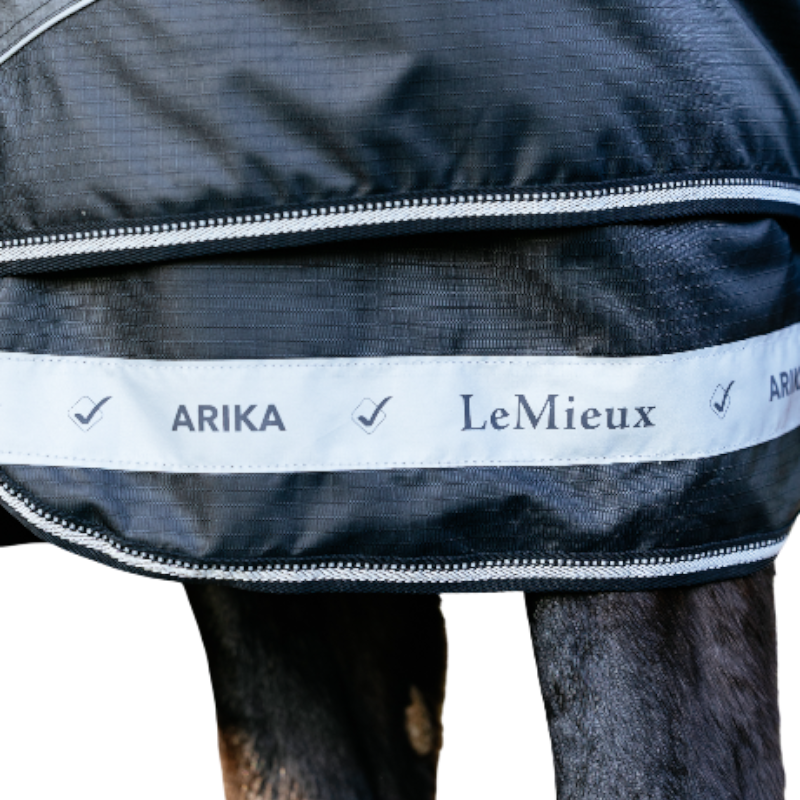 LeMieux - Couverture d’extérieur réfléchissante Arika noir 0g | - Ohlala