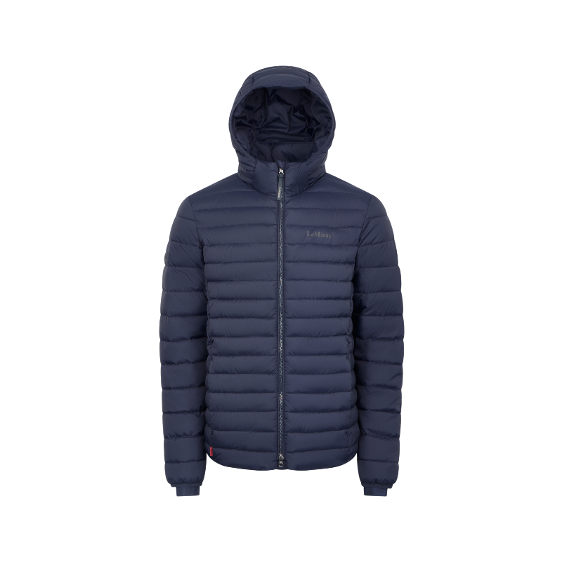Lemieux - Heren donsjack met capuchon marine 
