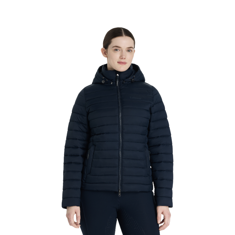 Lemieux - Damen Steppjacke mit langen Ärmeln in Marine-Rosa 