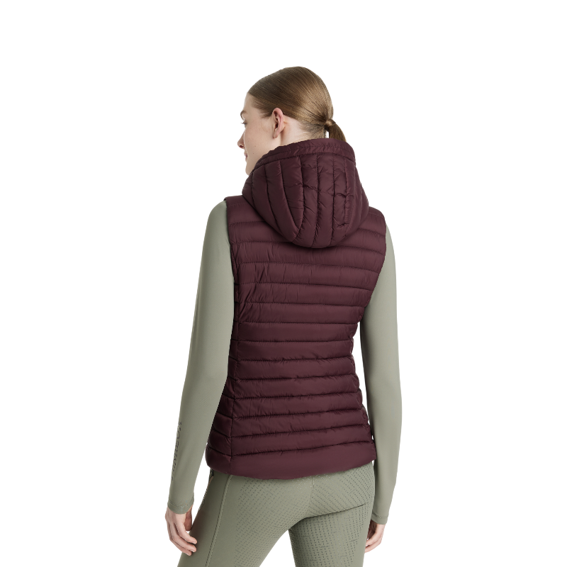 Lemieux - Dames zonder mouwen met capuchon Roze damson 