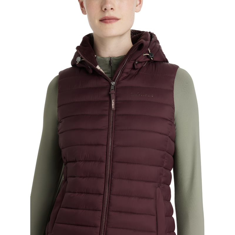 Lemieux - Dames zonder mouwen met capuchon Roze damson 