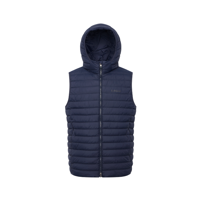 Lemieux - Mouwloze gewatteerde jas voor heren in marineblauw 