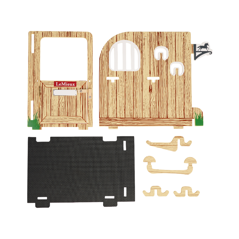 Lemieux - Ensemble d’écurie en bois pour Toy Pony | - Ohlala