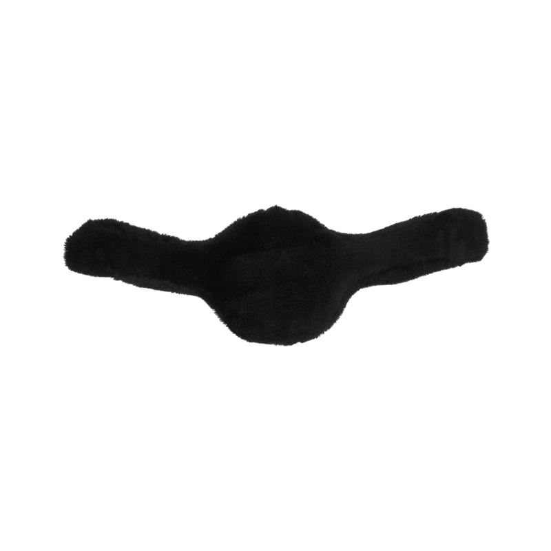 Lemieux - Housse de sangle à bavette longue Anatomic en laine mérinos+ noir | - Ohlala