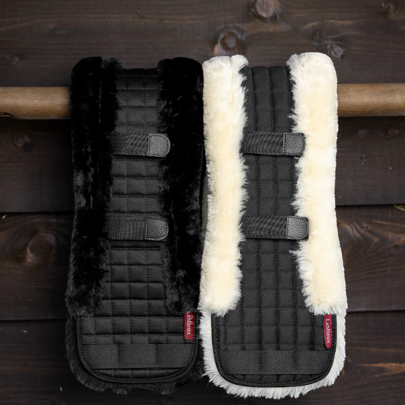 Lemieux - Housse de sangle de dressage Simuwool noir