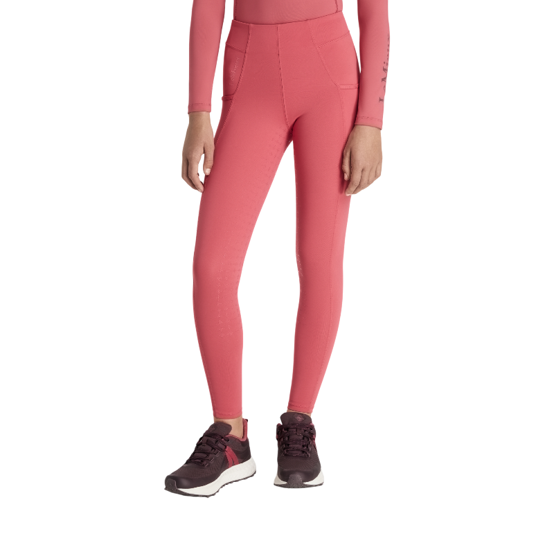 Lemieux - Legging d'équitation Pull-on fille Young Rider Orla cranberry