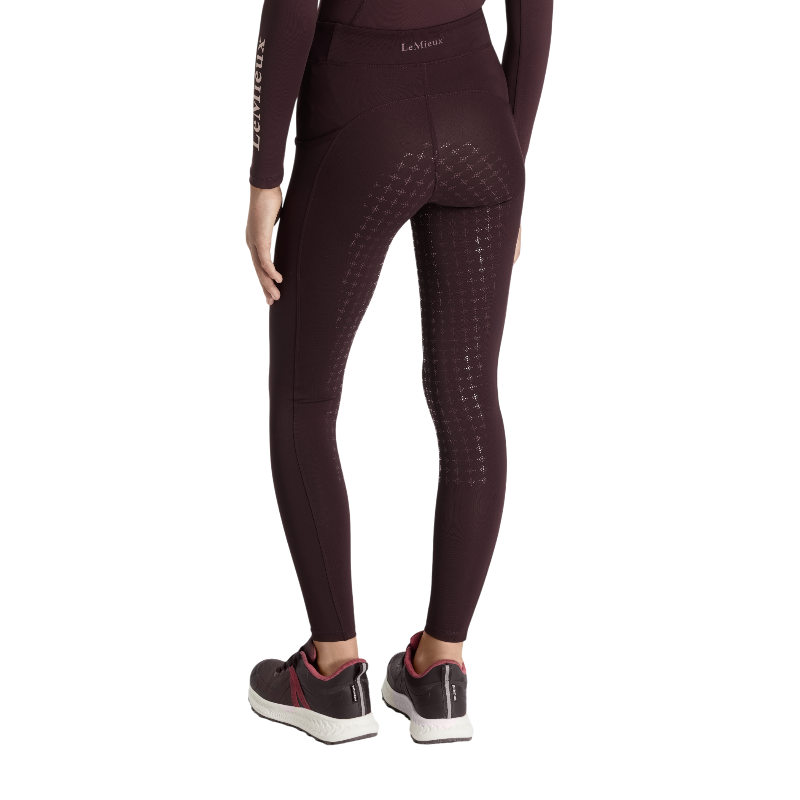 Lemieux - Legging d'équitation Pull-on fille Young Rider Orla damson