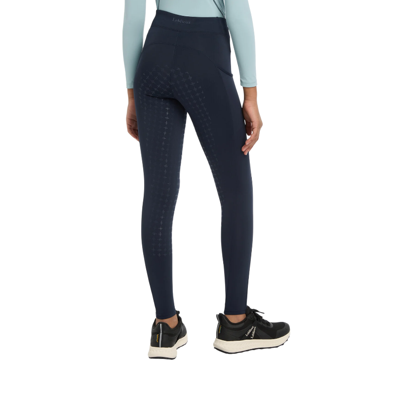 Lemieux - Mädchenreitleggings Pull-on Orla Young Rider marine 