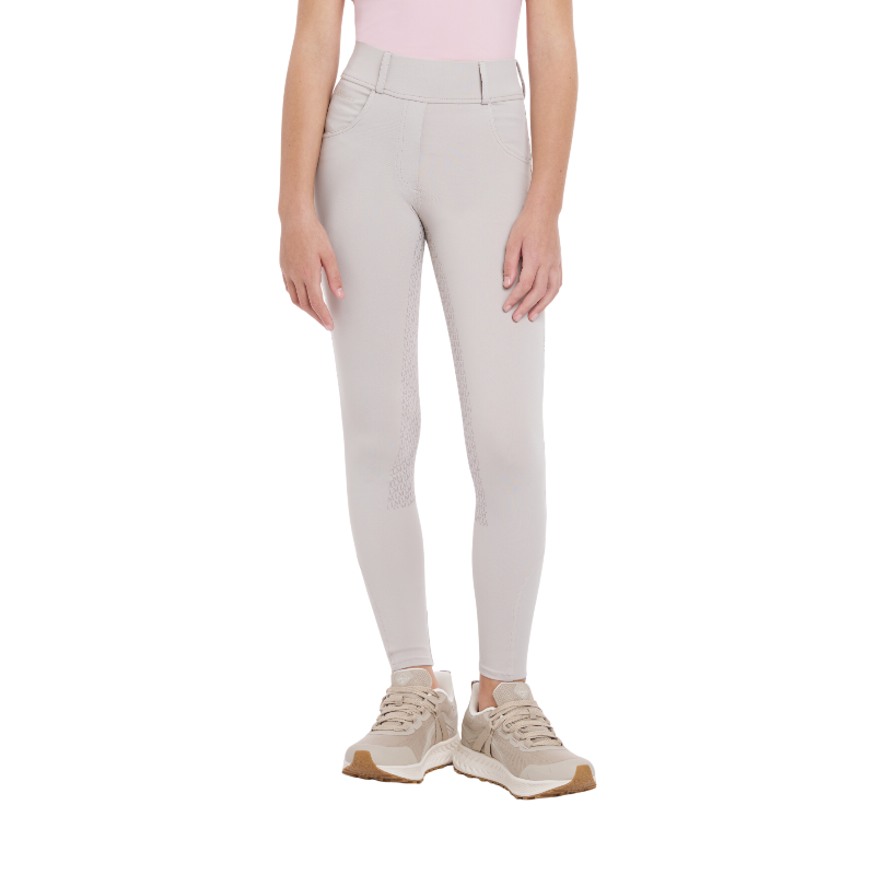 Lemieux - Mädchenreitleggings Remi Young Rider stone 
